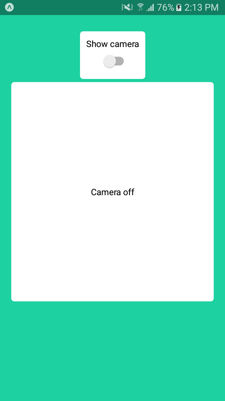 Simple switch off screen
